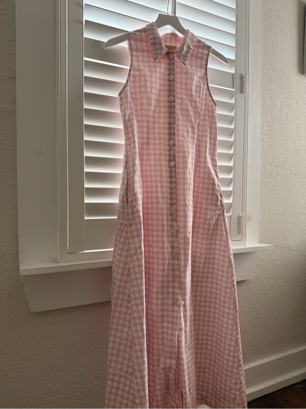 Byrdie Social Pink Gingham Dress